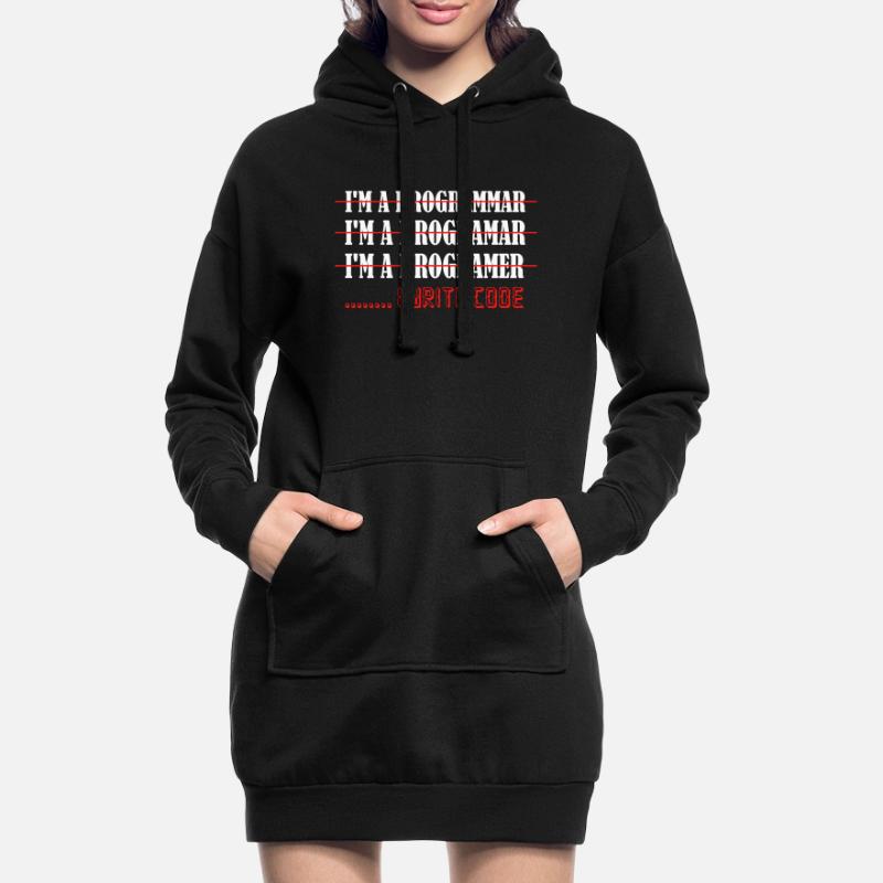 I'm A Programmar ........ I Write Code Software Co Hoodie-Kleid