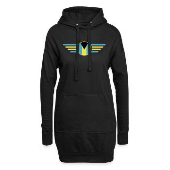 Ich liebe Bahamas, Eleganz Stil Design T-Shirt - Hoodie-Kleid - Schwarz - Vorne