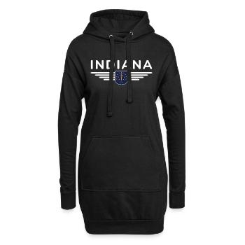Indiana Fan T-Shirt – Montrez votre fierté ! - Sweat-shirt à capuche long Femme - noir - Devant