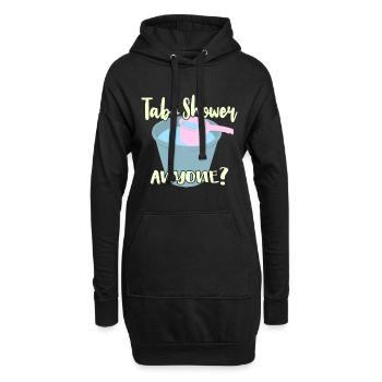 Tabo Shower Anyone? - Hoodie-Kleid - Schwarz - Vorne