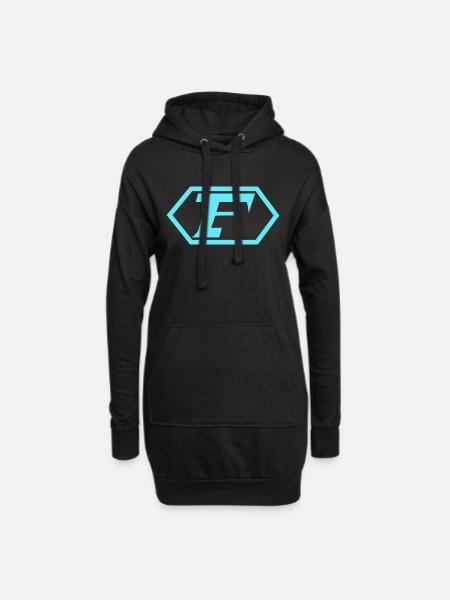 Captain Future - Hoodie-Kleid - Schwarz