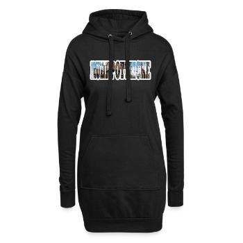 Ruhrpottzicke - Hoodie-Kleid - Schwarz - Vorne