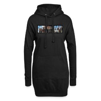 Ruhrpottzicke - Hoodie-Kleid - Schwarz - Vorne