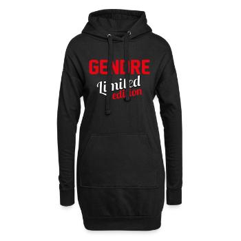 GENDRE LIMITED EDITION - Hoodie-Kleid - Schwarz - Vorne