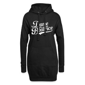Dame Béatrice - Sweat-shirt à capuche long Femme - noir - Devant