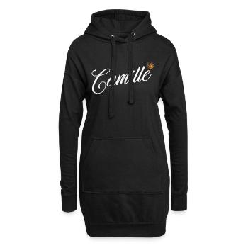 Camille Nom pour Femme Enfant Bambin - Camille - Sweat-shirt à capuche long Femme - noir - Devant