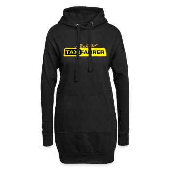 Bester Taxifahrer 1 - Hoodie-Kleid - Schwarz - Vorne