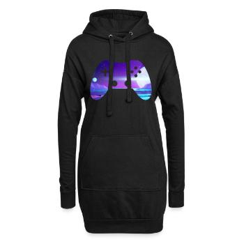 contrôleurs - Sweat-shirt à capuche long Femme - noir - Devant