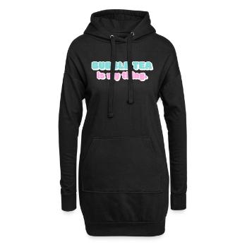 Mein Ding - Hoodie-Kleid - Schwarz - Vorne