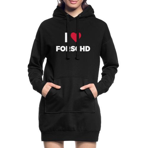 I ❤ Forschd - Hoodie-Kleid