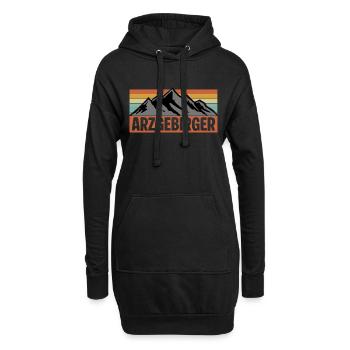 Arzgebirg Hamit - Hoodie-Kleid - Schwarz - Vorne