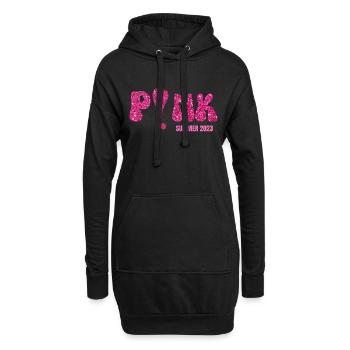 Pink summer 2023 - Sweat-shirt à capuche long Femme - noir - Devant