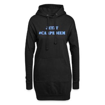 JETZT - Carpe Diem - Hoodie-Kleid - Schwarz - Vorne