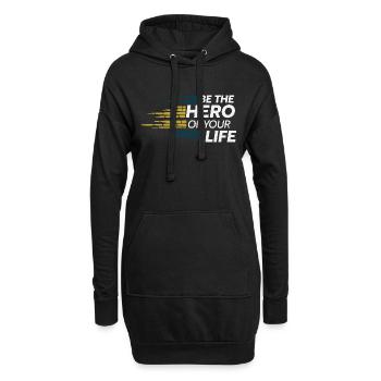 SEIEN SIE DER HELD IHRES LEBENS - Hoodie-Kleid - Schwarz - Vorne