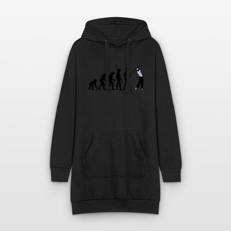 evolution_golf_b_2c Hoodie-Kleid