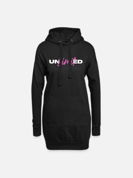 Unlimited - Hoodie Dress - black
