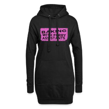 Conseils de cuisson impressionnants pour les habitats des animaux - Sweat-shirt à capuche long Femme - noir - Devant
