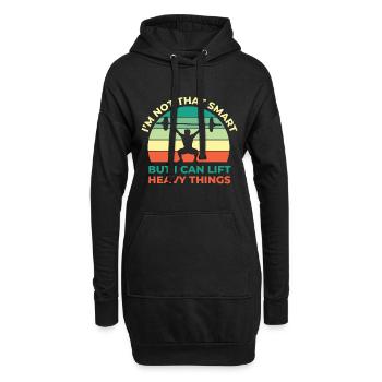 Musculation Force Strong Fitness Power Triathlon - Sweat-shirt à capuche long Femme - noir - Devant