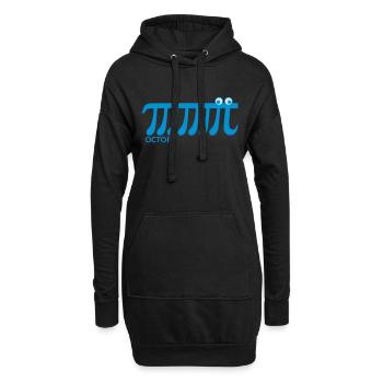 Math Pi Octopi Nerd Geek Joke Mathematics Teacher - Sweat-shirt à capuche long Femme - noir - Devant
