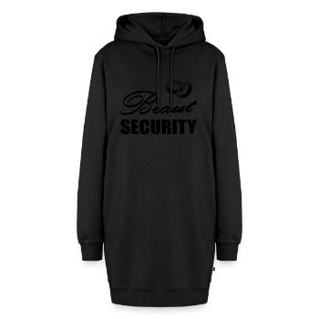 Junggesellinnenabschied - Hoodie-Kleid - Schwarz - Vorne - AI Model Female 172 light (172cm)