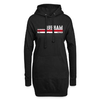 Durham, Angleterre, design vintage pour les amoureux du patrimoine - Sweat-shirt à capuche long Femme - noir - Devant
