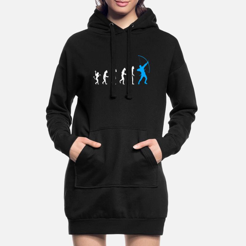 Archer d’évolution du tir à l’arc Sweat-shirt à capuche long Femme