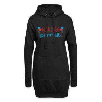 Grand Frère parfait - Sweat-shirt à capuche long Femme - noir - Devant
