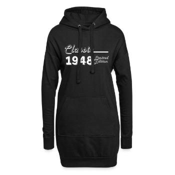 Classic 1948 édition limitée - Sweat-shirt à capuche long Femme - noir - Devant