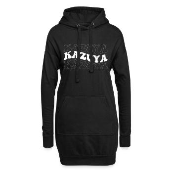 Lustige Kazuya Groovy 4 Männer Frauen Cool Kazuya Krawatte - Hoodie-Kleid - Schwarz - Vorne