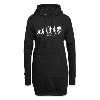Revolution - Evolution Man Fun Twist 05 - Hoodie Dress - black - Front