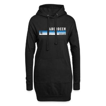 Aberdeen Schottland Schottische Pride Ikonisches Souvenir - Hoodie-Kleid - Schwarz - Vorne