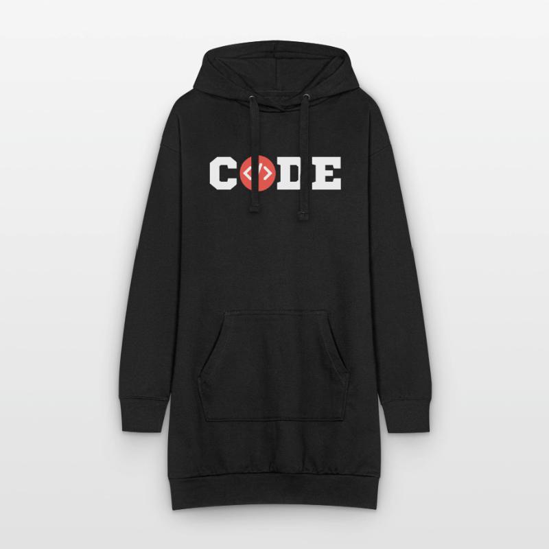 Coder Informaticien informaticien programmeur Sweat-shirt à capuche long Femme