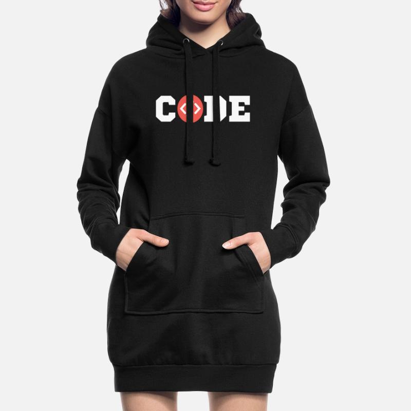 Coder Informaticien informaticien programmeur Sweat-shirt à capuche long Femme