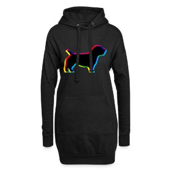 CMJN Irish Glen de l’Imaal Terrier - Sweat-shirt à capuche long Femme - noir - Devant