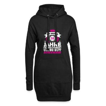 30 Geburtstag - Hoodie-Kleid - Schwarz - Vorne