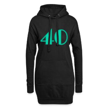 40 JAHRE. 40-jähriges Jubiläum. GEBURTSTAG 40 JAHRE. 40 - Hoodie-Kleid - Schwarz - Vorne