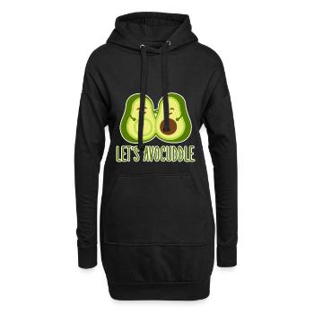 Avocado - Hoodie-Kleid - Schwarz - Vorne