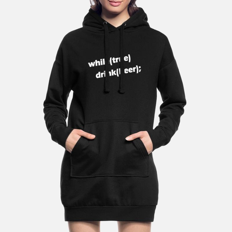 Computer Science IT Software Program for Beer Parties Hoodie Dress