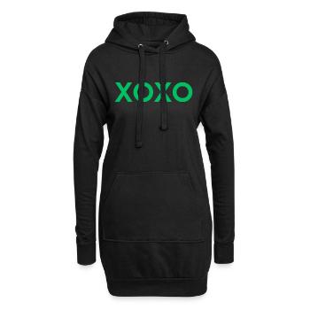 XOXO - Hoodie-Kleid - Schwarz - Vorne