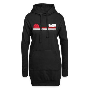 Otaru Japon Vintage Rétro Design pour Romantique - Sweat-shirt à capuche long Femme - noir - Devant
