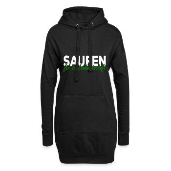 AGRICULTEUR - Sweat-shirt à capuche long Femme - noir - Devant