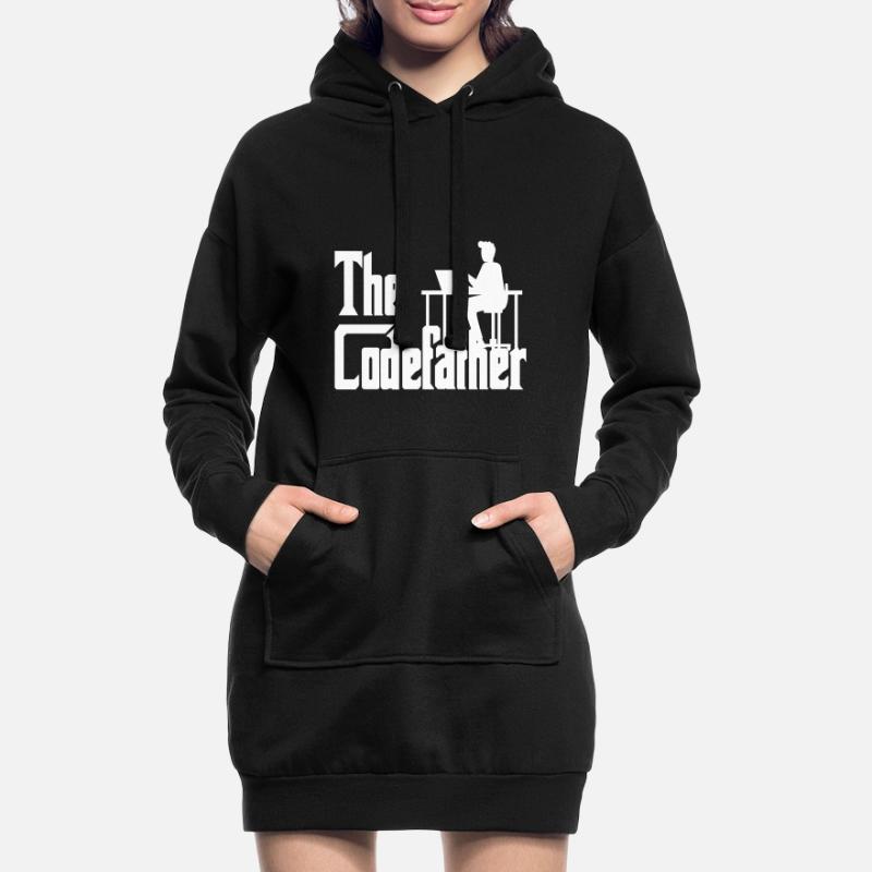 The Codefather Coding Programierer Geschenk Hoodie-Kleid