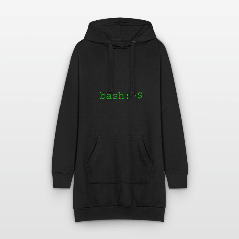 Linux bash shell console Hoodie-Kleid