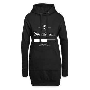 Bräutigam JGA Junggesellenabschied - Hoodie-Kleid - Schwarz - Vorne