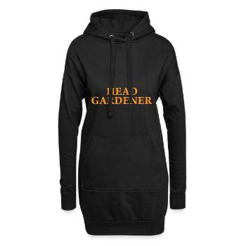 Chef jardinier jardinier jardinier jardinier - Sweat-shirt à capuche long Femme - noir - Devant