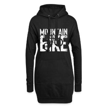 MTB - Mountainbiker T-Shirt - Sweat-shirt à capuche long Femme - noir - Devant