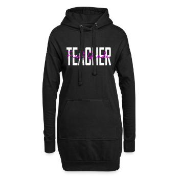 Lehrergeschenke der 1. Klasse - Hoodie-Kleid - Schwarz - Vorne