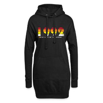 Millésime 1992 - L’année de la légende - Rétro 32 - Sweat-shirt à capuche long Femme - noir - Devant