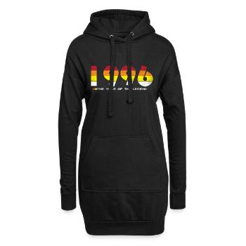 Millésime 1996 - L’Année de la Légende - Rétro 28 - Sweat-shirt à capuche long Femme - noir - Devant