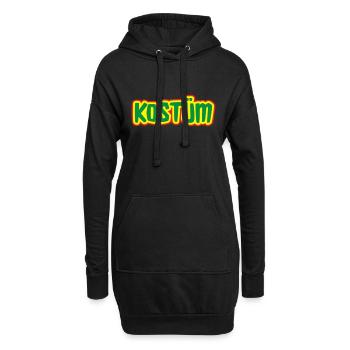 Das perfekte Kostüm - Hoodie-Kleid - Schwarz - Vorne
